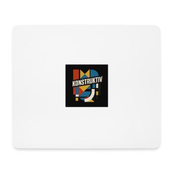 konstruktiv - Mousepad (Querformat) - Weiß - Vorne