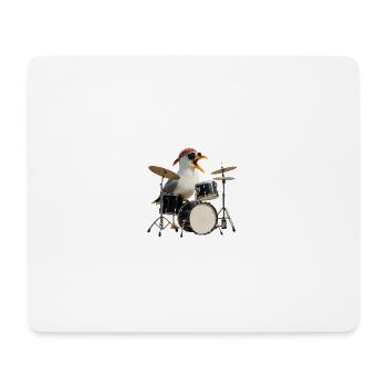Seagull Musician - Drummer Edition 1 - Mouse Pad (horizontal) - white - Front