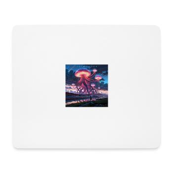 Leonardo Anime XL In a surreal lunar offbeat - Mousepad (Querformat) - Weiß - Vorne