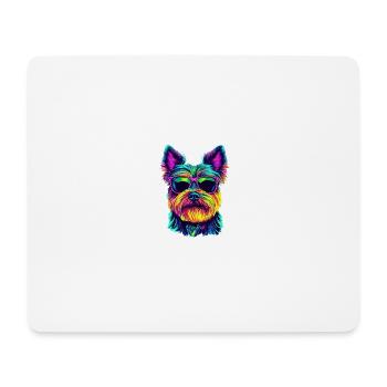 Yorki Yorkshire Terrier - Mouse Pad (horizontal) - white - Front