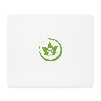 Wildes Blatt - WiederWilderLeben - Mousepad (Querformat) - Weiß - Vorne