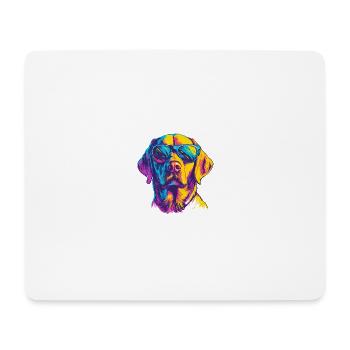 Labrador Retriever - Mouse Pad (horizontal) - white - Front