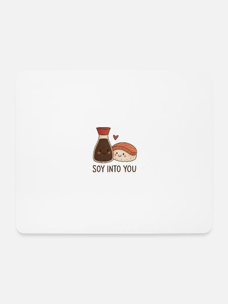 Soy into you - Mousepad (Querformat) - Weiß