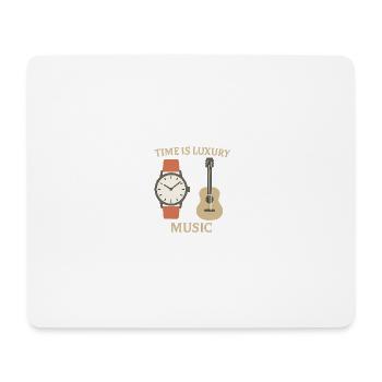 Time is Luxury - Music - Mouse Pad (horizontal) - white - Front