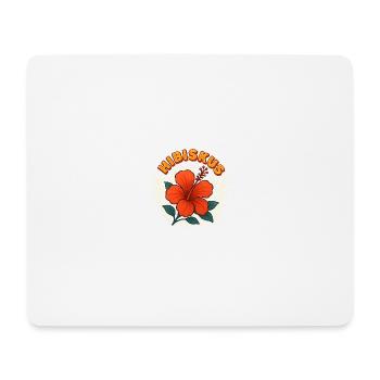 Hibiskus - Mousepad (Querformat) - Weiß - Vorne