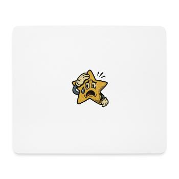 Desperate Star – Quand c’est trop - Tapis de souris (format paysage) - blanc - Devant