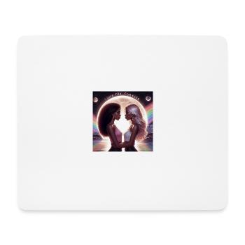 Mädchenliebe - Mousepad (Querformat) - Weiß - Vorne