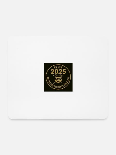 Abitur 2025 - Mousepad (Querformat) - Weiß
