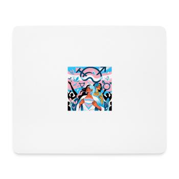 Traumhafte Heldenreise mit Farben - Mousepad (Querformat) - Weiß - Vorne