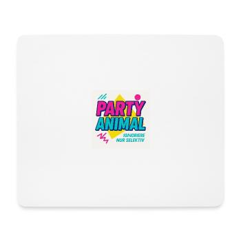 Party Anima.l– Neon Beat Edition - Mousepad (Querformat) - Weiß - Vorne