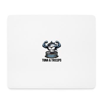 Tuna & Triceps Gym - Mouse Pad (horizontal) - white - Front