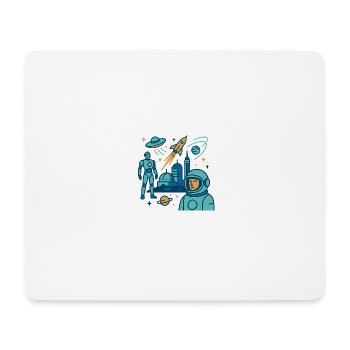 L’avenir du monde - Tapis de souris (format paysage) - blanc - Devant