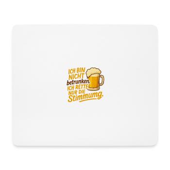 Ich bin nicht betrunken - Mousepad (Querformat) - Weiß - Vorne