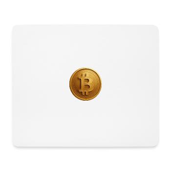 Le bitcoin - Tapis de souris (format paysage) - blanc - Devant