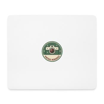 Filmkamera - Mousepad (Querformat) - Weiß - Vorne
