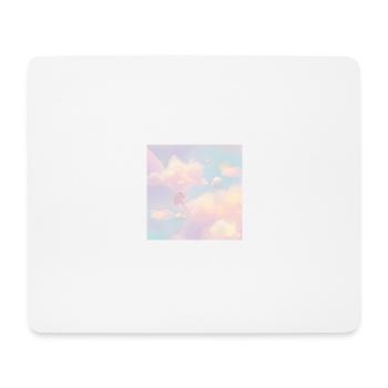 Ciel pastel rêveur - Tapis de souris (format paysage) - blanc - Devant