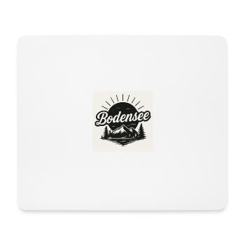 Bodensee - Mousepad (Querformat) - Weiß - Vorne