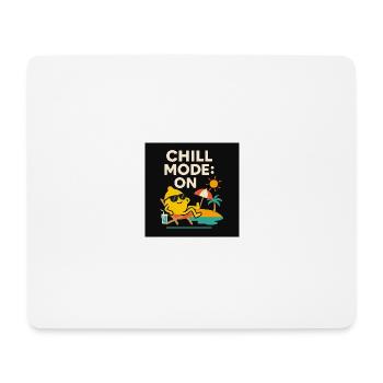 Chill Mode: ON – Citron on holiday - Mouse Pad (horizontal) - white - Front
