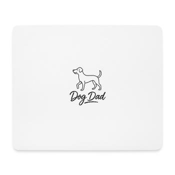 Best Dog Dad Ever - Mousepad (Querformat) - Weiß - Vorne