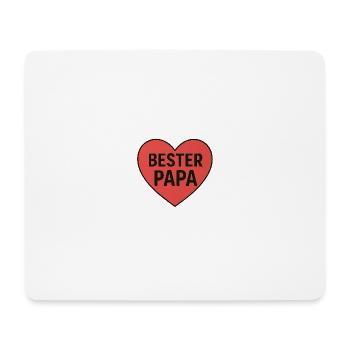 BEST DAD - Mouse Pad (horizontal) - white - Front