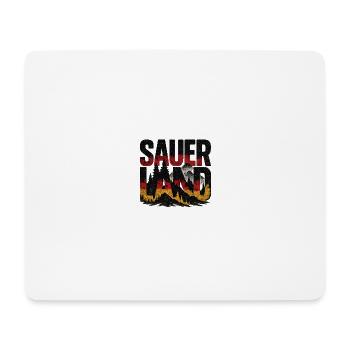 Sauerland Chemise Cadeau Dire Maison Nature - Tapis de souris (format paysage) - blanc - Devant