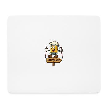 Sauerland Chemise Cadeau Dire Maison Nature - Tapis de souris (format paysage) - blanc - Devant