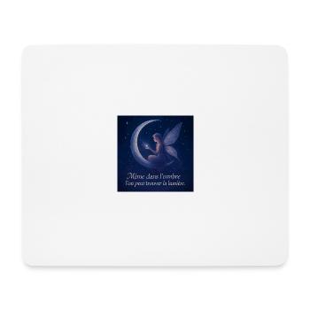Light and Shadow - Mouse Pad (horizontal) - white - Front