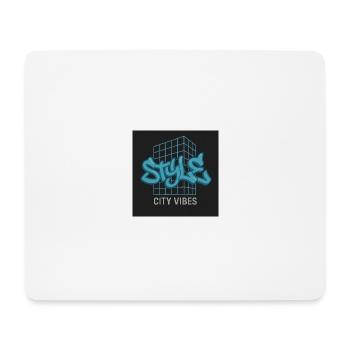 STYLE – City Vibes Graffiti - Mouse Pad (horizontal) - white - Front