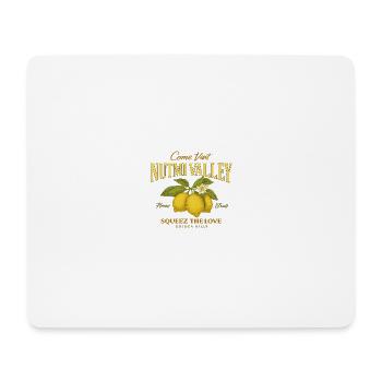 T-shirt vintage “Nutmi Valley” – Citron doré & vib - Tapis de souris (format paysage) - blanc - Devant