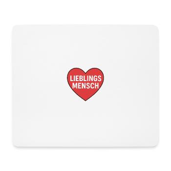 Favorite person - Mouse Pad (horizontal) - white - Front