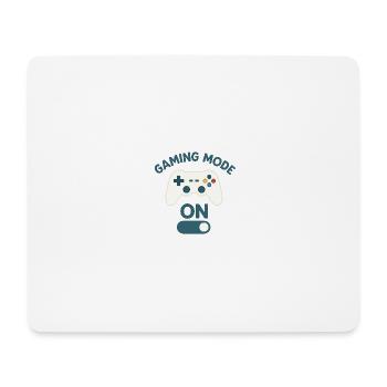 Gaming Mode On - jetzt wird gespielt - Mousepad (Querformat) - Weiß - Vorne