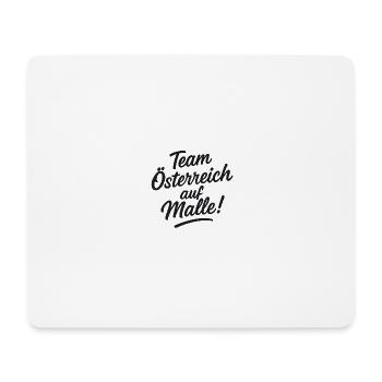 Team Österreich auf Malle! - Mousepad (Querformat) - Weiß - Vorne
