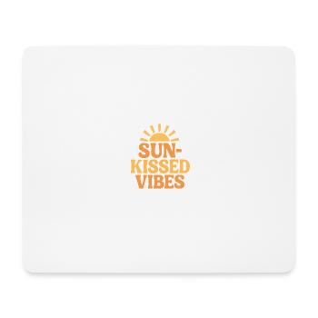 Sun-Kissed Vibes - Mouse Pad (horizontal) - white - Front