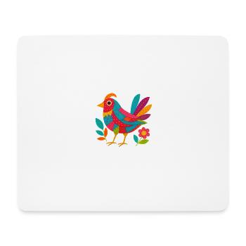 Patchwing – The Fabric Feather Bird - Mouse Pad (horizontal) - white - Front