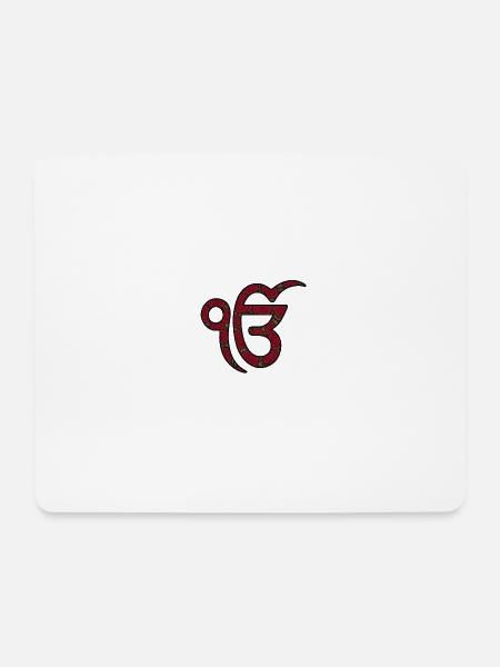 Ek Onkar - Mousepad (Querformat) - Weiß
