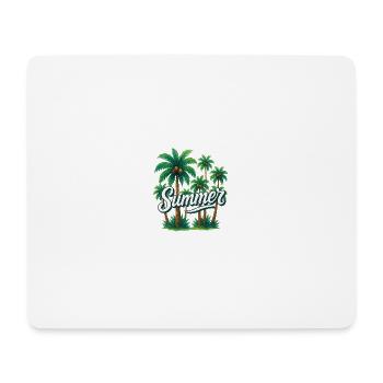 Summer Vibes - Mousepad (Querformat) - Weiß - Vorne
