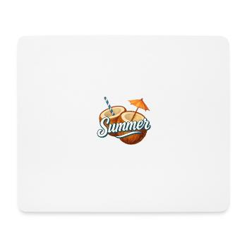 Summer Vibes - Mousepad (Querformat) - Weiß - Vorne