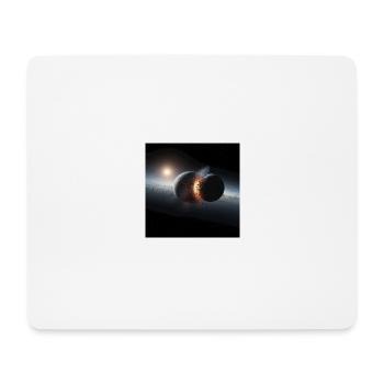 Cosmic Eclipse Design - Mouse Pad (horizontal) - white - Front
