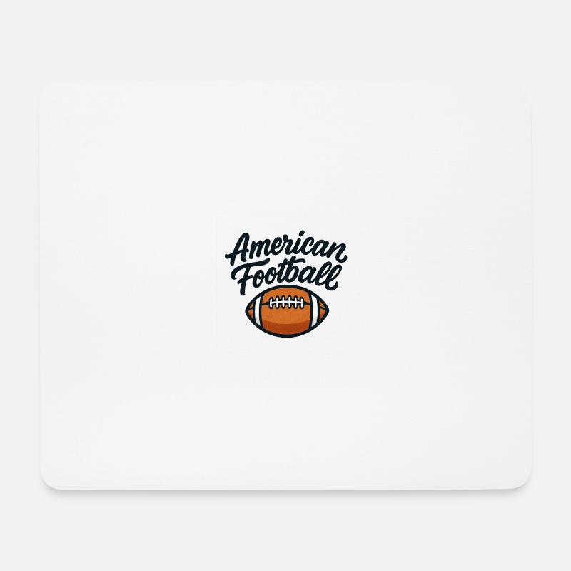 American Football - Mousepad (Querformat) - Weiß