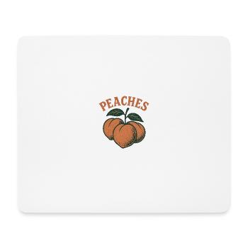 Vintage Peaches - Mousepad (Querformat) - Weiß - Vorne