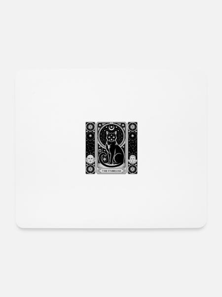Die bekannte Tarotkarte - Mousepad (Querformat) - Weiß