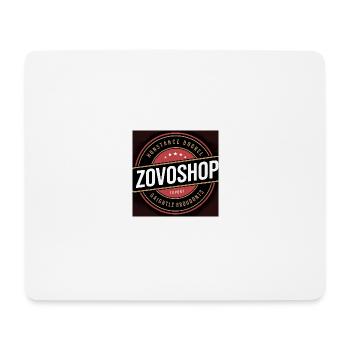 Zovoshop merch logo - Mousepad (Querformat) - Weiß - Vorne
