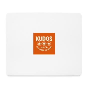 Get kudos - Tapis de souris (format paysage) - blanc - Devant