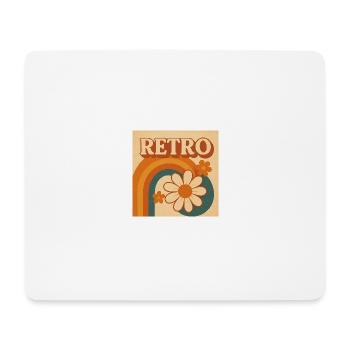 Sunshine & Daisies – 70s Vibes Forever - Mousepad (Querformat) - Weiß - Vorne