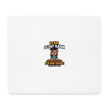 Team School Desk School Enrollment Children Kids Primary School - Mouse Pad (horizontal) - white - Front