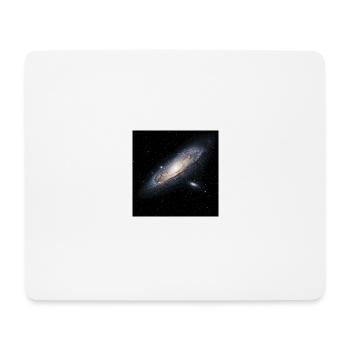 Spirale galactique Galaxie imprimer - Tapis de souris (format paysage) - blanc - Devant
