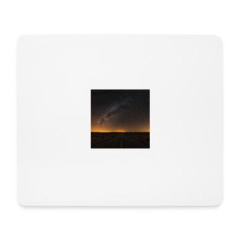 Starry sky at night - Mouse Pad (horizontal) - white - Front