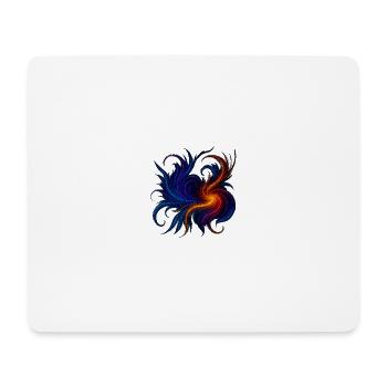 Cosmic Flow – eine Sammlung von lebendigen, galaktischen - Mousepad (Querformat) - Weiß - Vorne