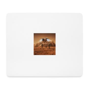 Wild Wild Space - Mousepad (Querformat) - Weiß - Vorne