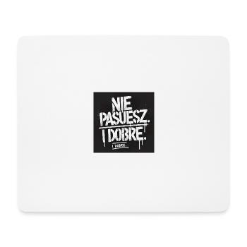 Es passt nicht Und es ist cool - Mousepad (Querformat) - Weiß - Vorne